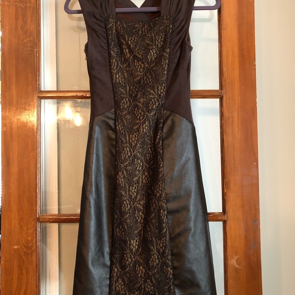 Brown dress size 0 - Picture 3 of 4
